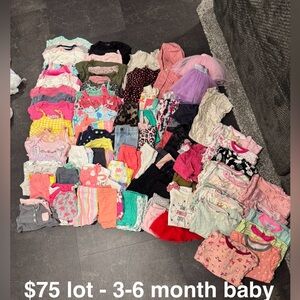 3-6 Months girl, everything you see here!